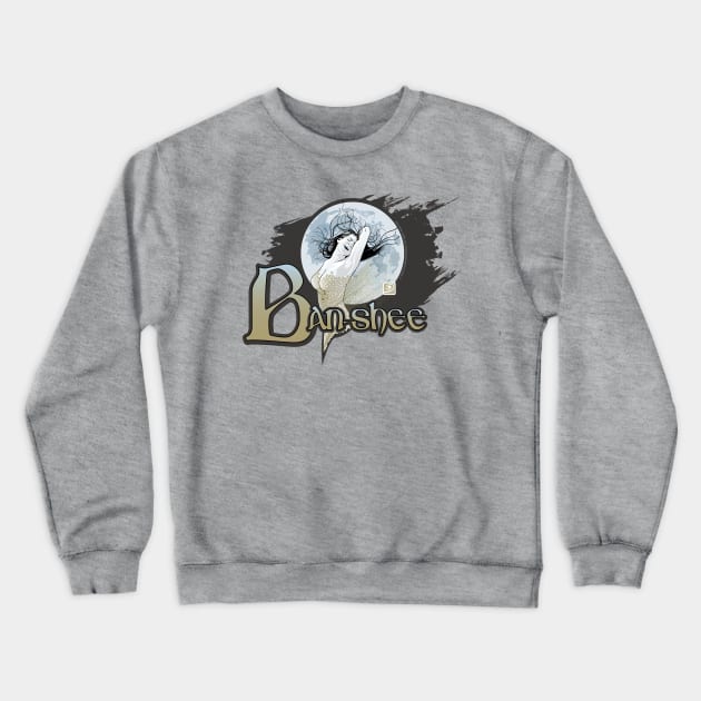 Banshee Crewneck Sweatshirt by D.H. Kafton Studio